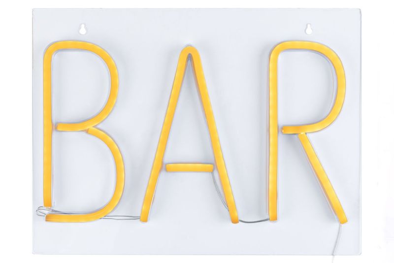 LED neonový nápis BAR