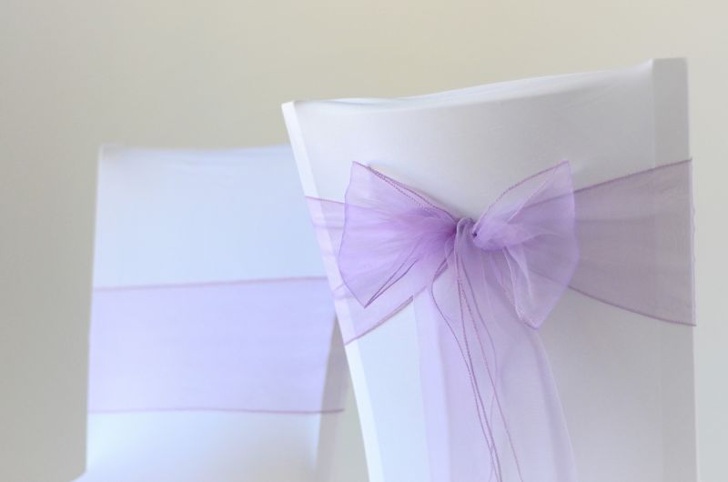  Mašle organzová lila