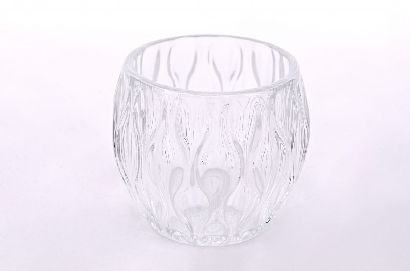 Svícen na čajovou svíčku skleněný - sada 4ks