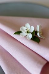 Bavlněný ubrousek - pudrově růžový
